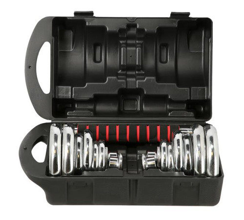 Гантелі розбірні в кейсі HMS STC21, 20 кг