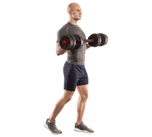 Гантелі розбірні HMS SGP20 зі з'єднувачем для штанги 20 кг