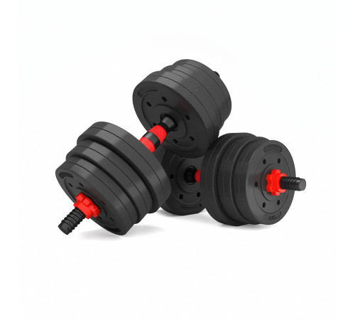 Гантелі розбірні HMS SGP20 зі з'єднувачем для штанги 20 кг