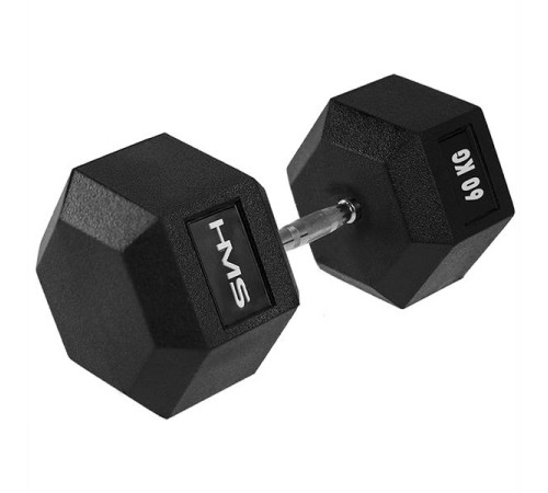 Гантель HMS HEX PRO 60 кг Гантель HMS HEX PRO 60 кг
