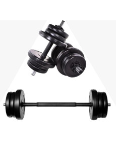 Гантелі розбірні RN Sport зі з'єднувачем для штанги 2 х 21 кг