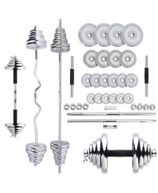 Гантелі розбірні в кейсі HMS STC55, 55 кг
