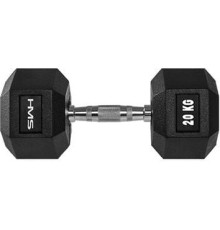 Гантель шестиграннна HMS Hex Pro, 20 кг