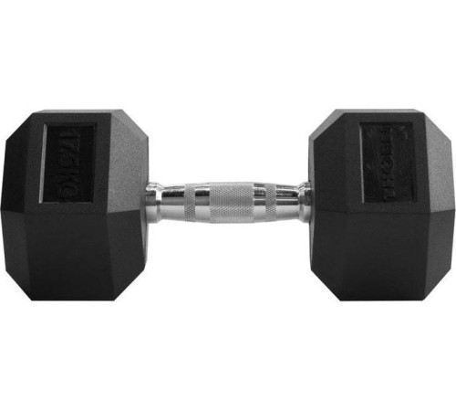Гантель шестигранна прогумована Thorn+Fit Hex, 17,5 кг