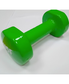 Гантель з вініловим покриттям HouseFit D086-5, 5 кг