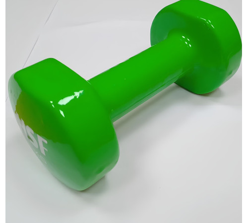 Гантель з вініловим покриттям HouseFit D086-5, 5 кг