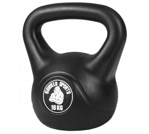 Гиря бітумна Gorilla Sports 18 кг