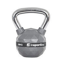 Гиря з гумовим покриттям inSPORTline Kettlebell PU 20 кг