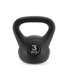 Гиря вінілова Gymtek 3 кг чорний