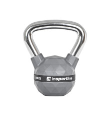 Гиря з гумовим покриттям inSPORTline Kettlebell PU 10 кг