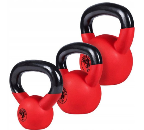 Гирі чавунні прогумовані Gorilla Sports 25 кг