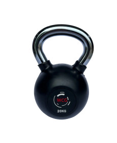 Гиря прогумована з хромованою ручкою WCG 20 кг