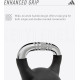 Гиря Adidas Kettlebell 4 кг, чорна