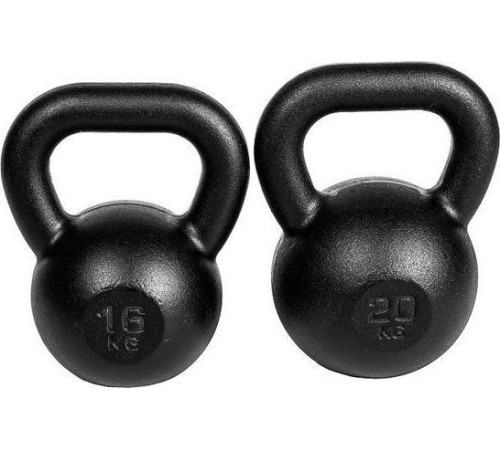 Набір гир Kettlebell Kawmet 16, 20 кг (36 кг)