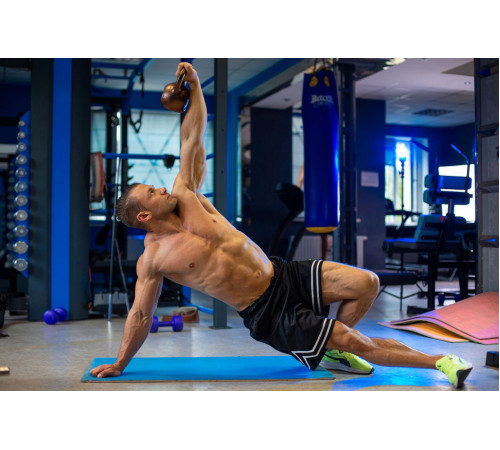 Гиря чавунна RN-SPORT 20 кг, коричнева