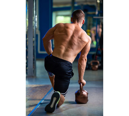 Гиря чавунна RN-SPORT 20 кг, коричнева