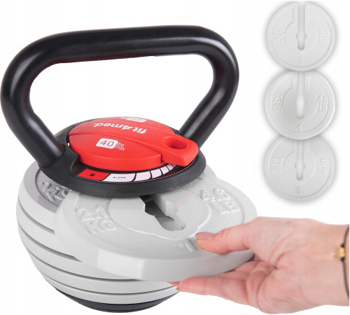 Гиря розбірна чавунна Fit4Med 3,5-18,1 кг