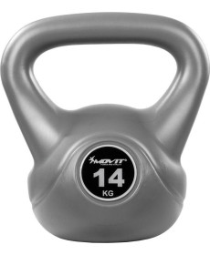 Гиря Movit Kettlebell Dumbbells сіра - 14 кг