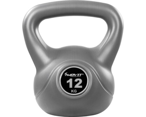 Гиря Movit Kettlebell Dumbbell сіра - 12 кг