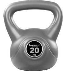 Гиря Movit Kettlebell Dumbbell сіра - 20 кг