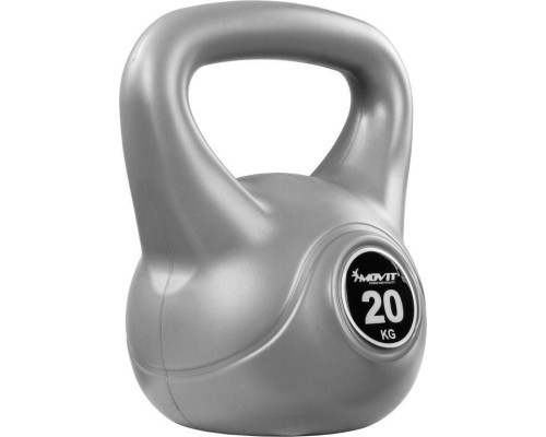 Гиря Movit Kettlebell Dumbbell сіра - 20 кг