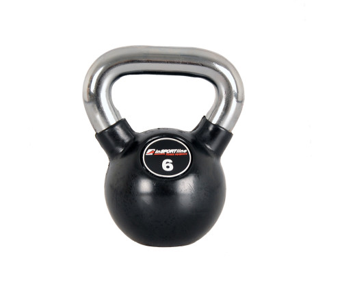 Гиря гумова inSPORTline Profi 6 кг Гиря гумова inSPORTline Profi 6 кг
