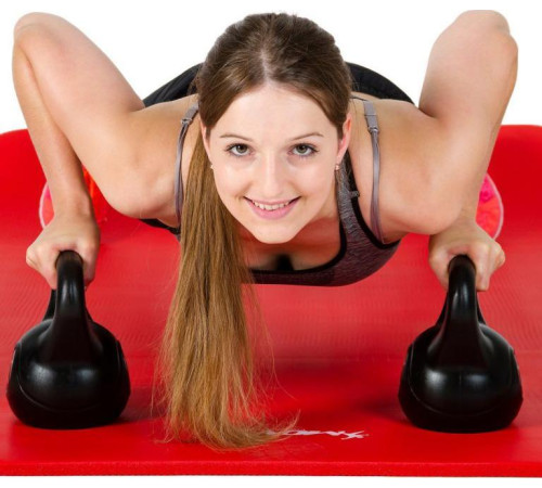 Гиря Movit Professional з м'ячем Kettlebell 14 кг