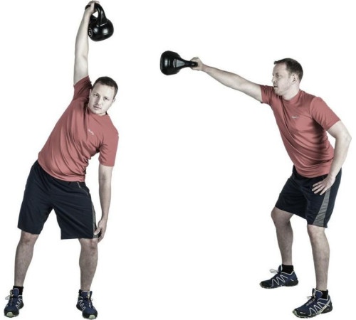 Гиря Movit Professional з м'ячем Kettlebell 14 кг