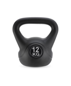 Гиря вінілова Gymtek 12 кг чорний