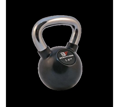 Гиря прогумована 14 кг Bauerfitness AC-1255