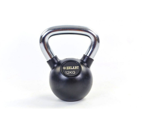 Гиря прогумована Zelart ТА-5162-12 12 кг