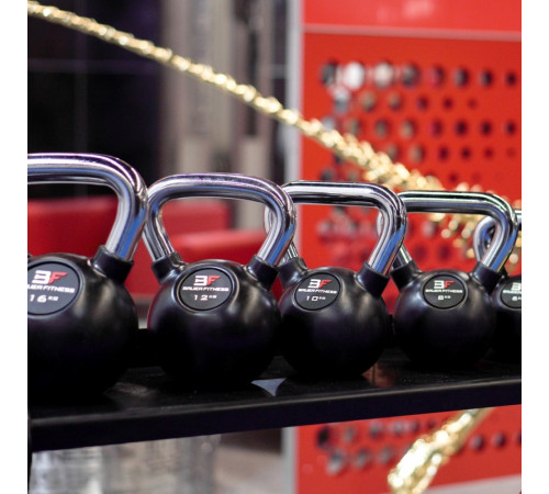 Гиря прогумована 18 кг Bauerfitness AC-1257 Гиря прогумована 18 кг Bauerfitness AC-1257