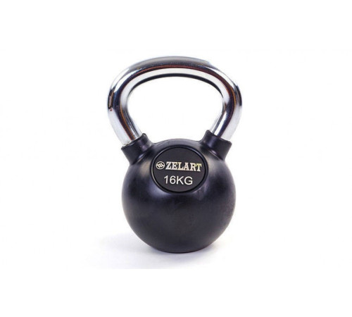 Гиря прогумована Zelart ТА-5162-16 16 кг
