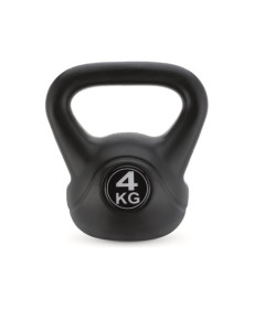 Гиря вінілова Gymtek 4 кг чорний