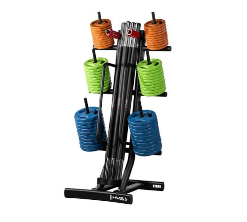 Набір штанг HMS SBP22 10 x 20 кг зі стійкою STR40