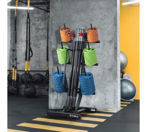 Набір штанг HMS SBP22 10 x 20 кг зі стійкою STR40