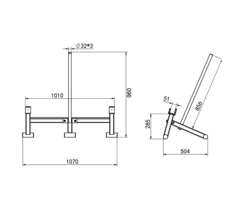 Стійка для штанги HMS STR44