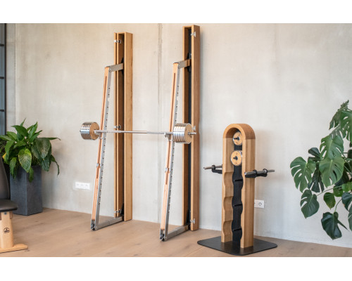 Тренувальна стійка NOHRD SquatRack Classic Walnut