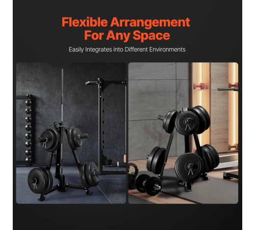 Стійка для штанг VEVOR,чорний