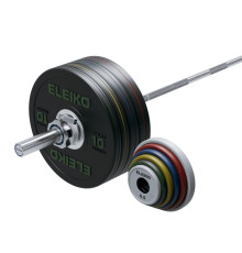 Штанга Eleiko Performance 190 кг, чоловіча, чорна