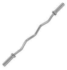 Штанга олімпійська Tunturi Olympic Curlbar Springcol Chrome 120 см