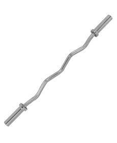 Штанга олімпійська Tunturi Olympic Curlbar Springcol Chrome 120 см