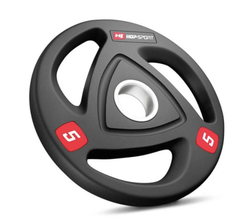 Набір олімпійський Hop-Sport PRO 115 кг з W-подібним грифом