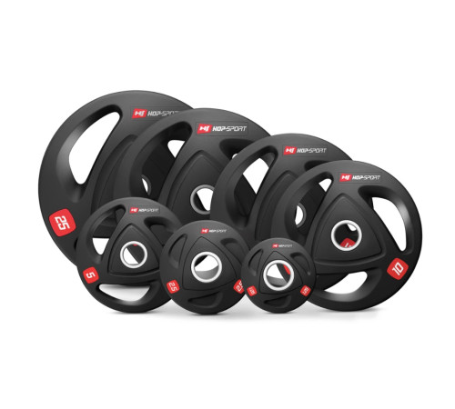 Набір олімпійський Hop-Sport PRO 120 кг з грифом 165 см