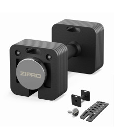 Гантель Zipro SQUARE з регульованим навантаженням 16 кг