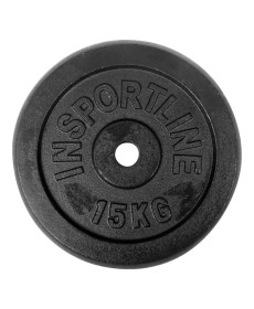 Диск чавунний inSPORTline Castblack 15 кг 30 мм