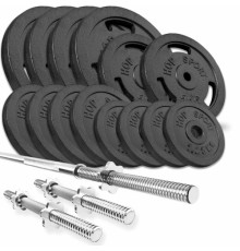 Набір зі штангою та гантелями Hop-Sport STRONG 79 кг