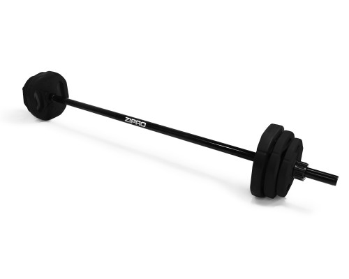 Штанга Body Pump Black Zipro з комплектом обтяжень 20 кг