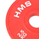 Вагові плити CBRS25 OLIMPIJSKI 2 x 2.5 KG HMS - червоні