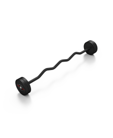 Штанга Steel Rubber Curl 15 кг - Marbo Sport